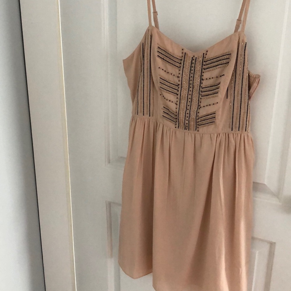 American eagle thin strap dress with beading